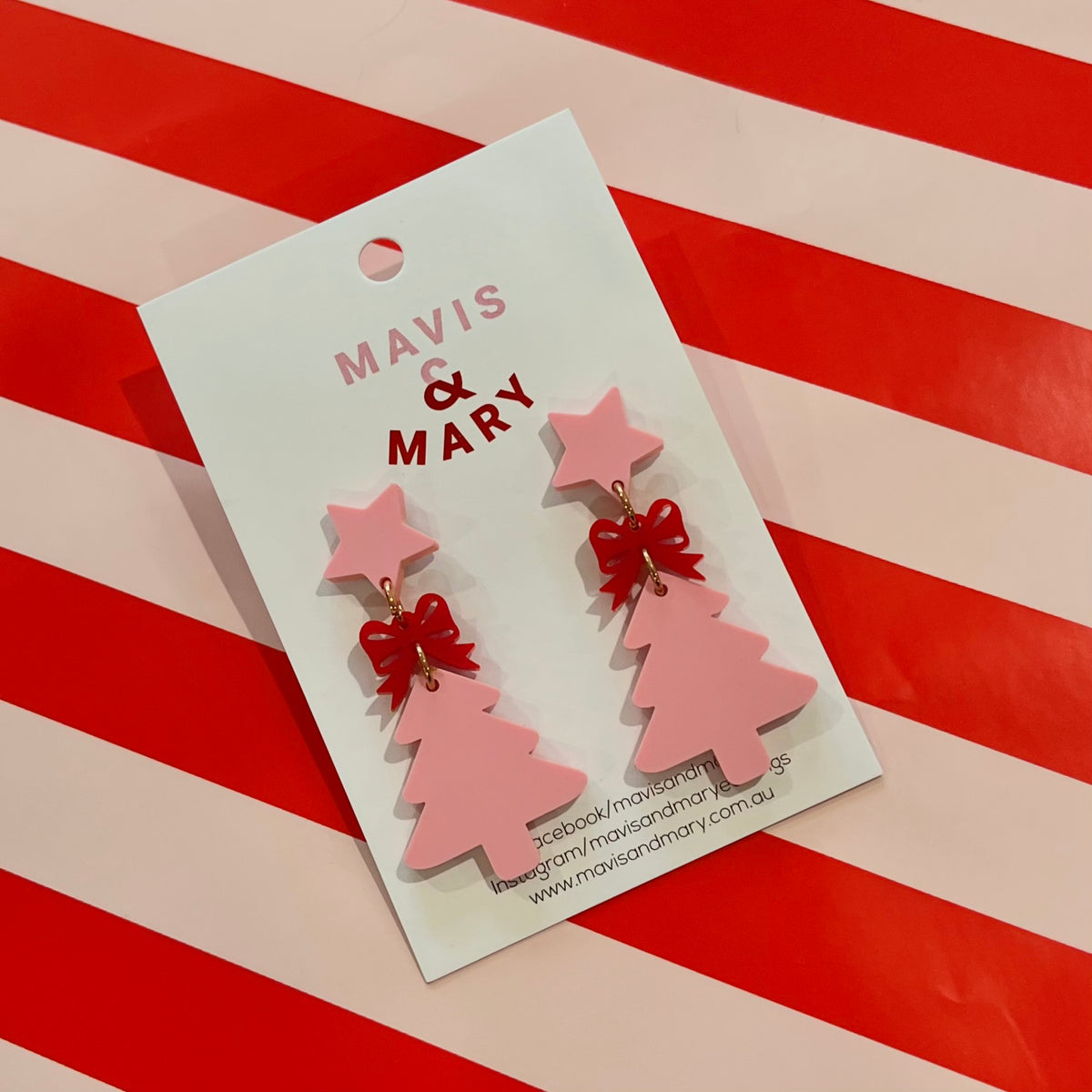 Christmas tree Pink bow