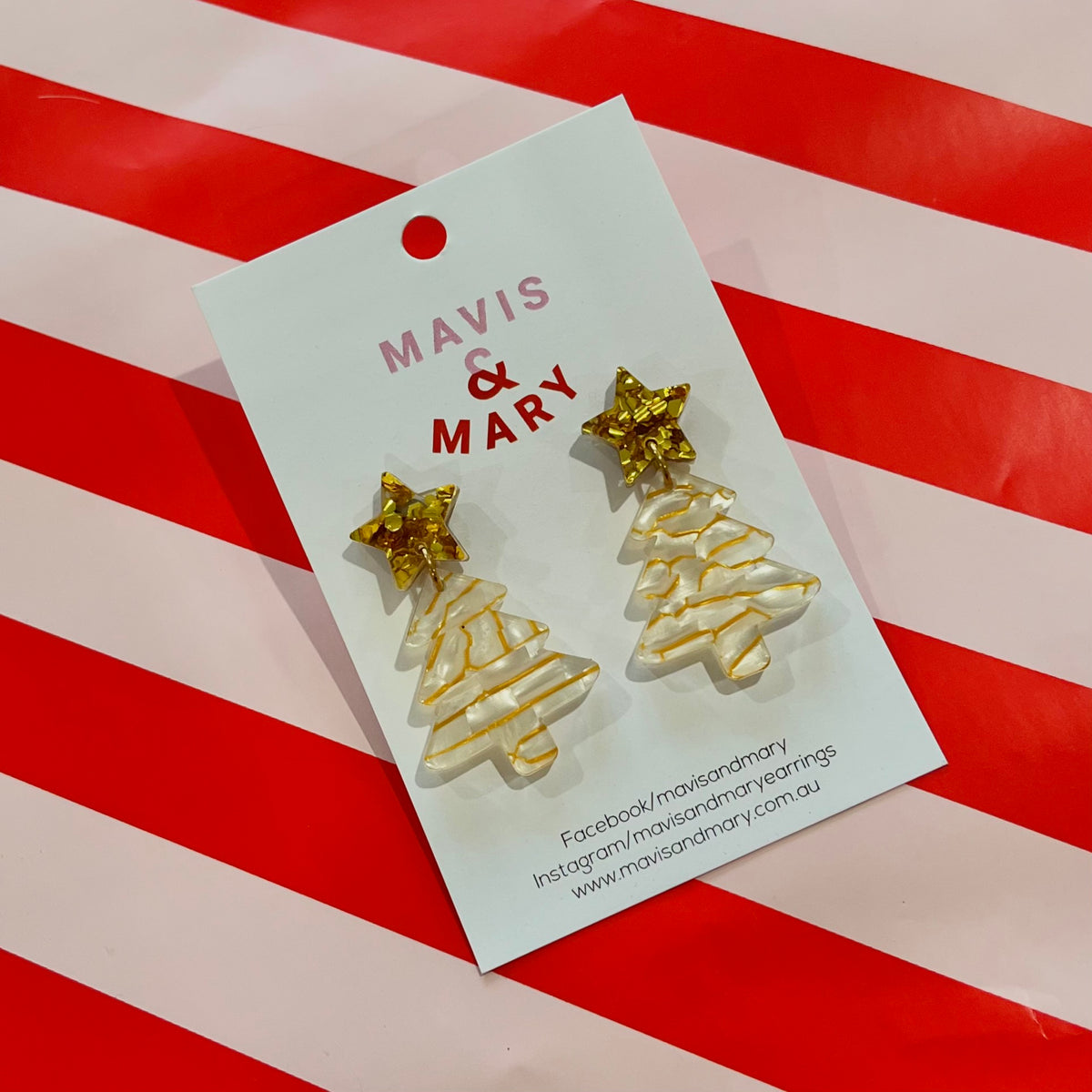 Christmas tree Gold Crackle