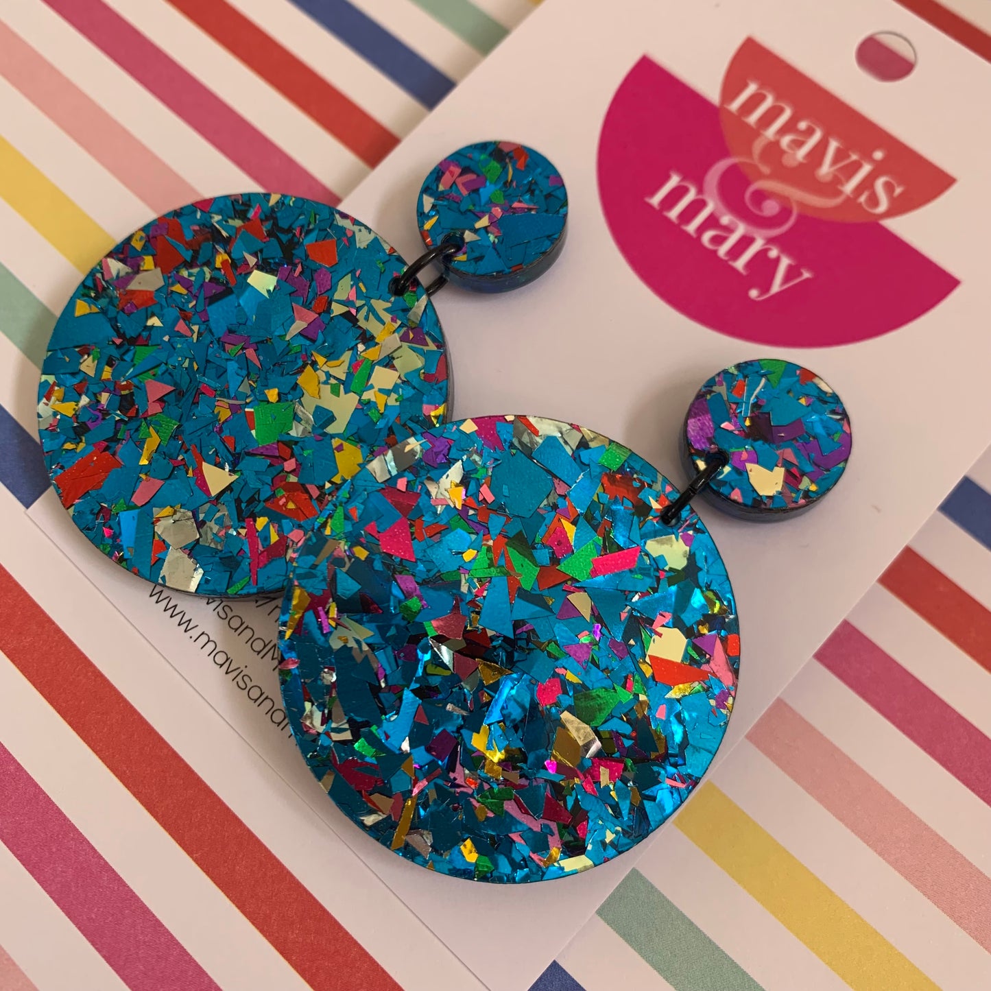 Party dangles: blue