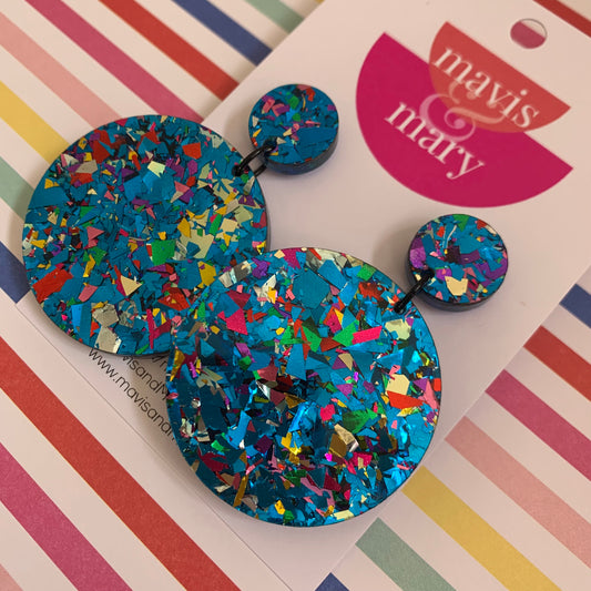 Party dangles: blue